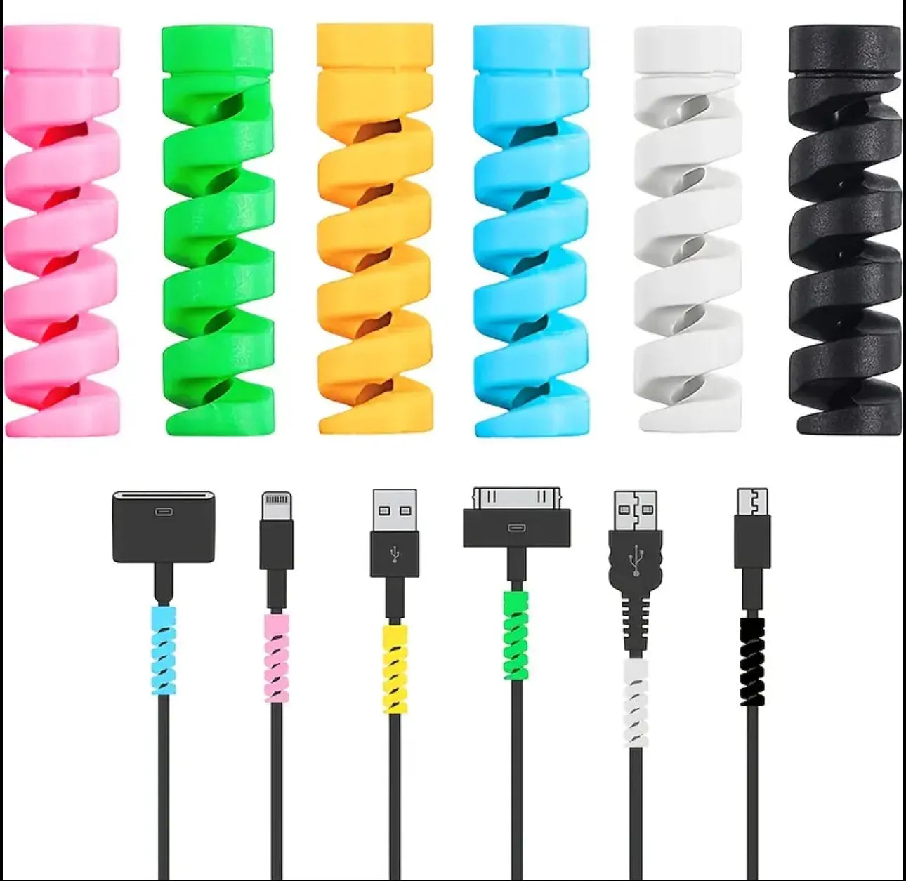 Lot de 4 protèges câbles