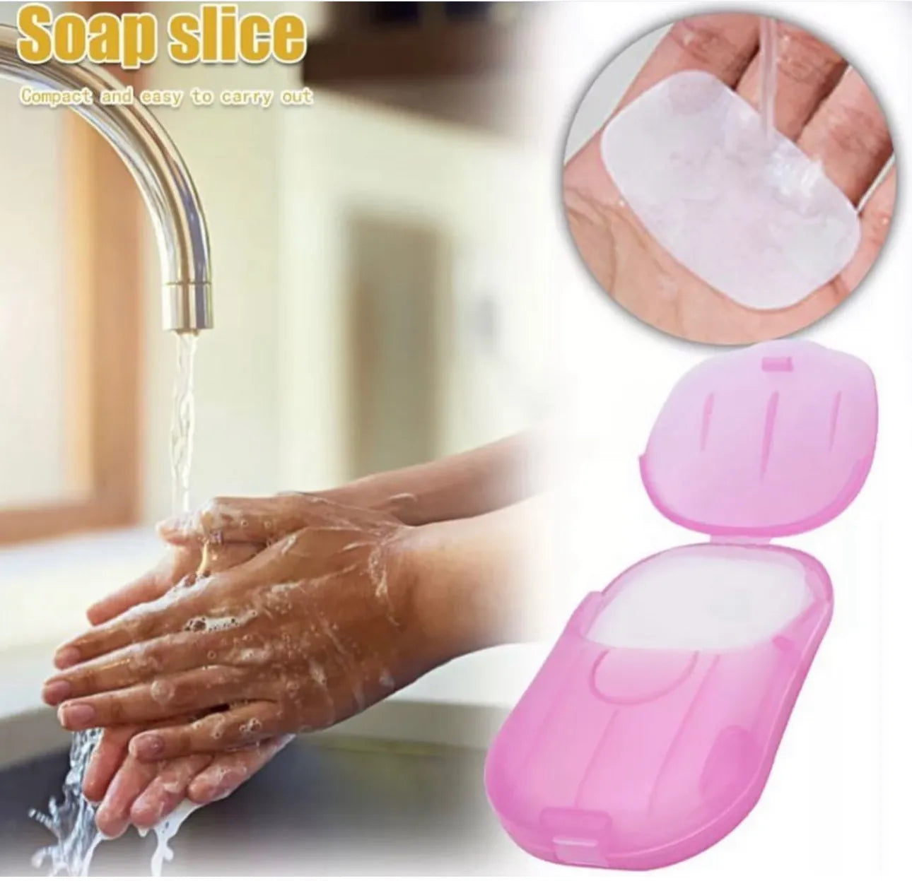 Lot de 6 boites de savons en papiers