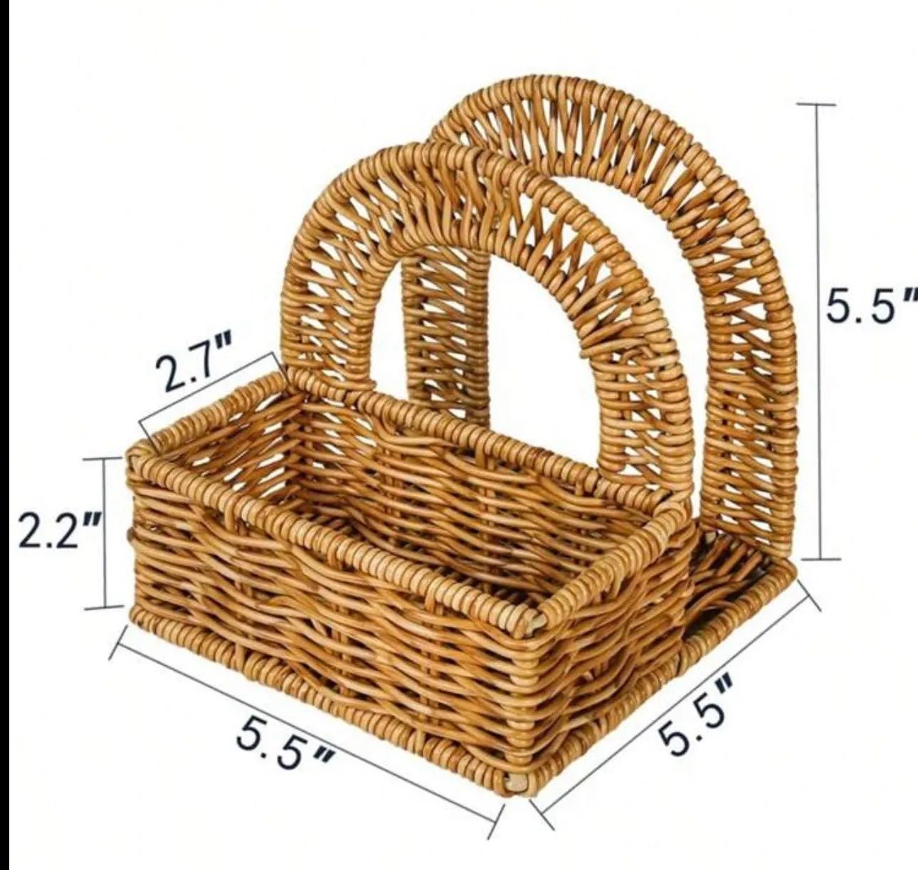Support de table en rotin