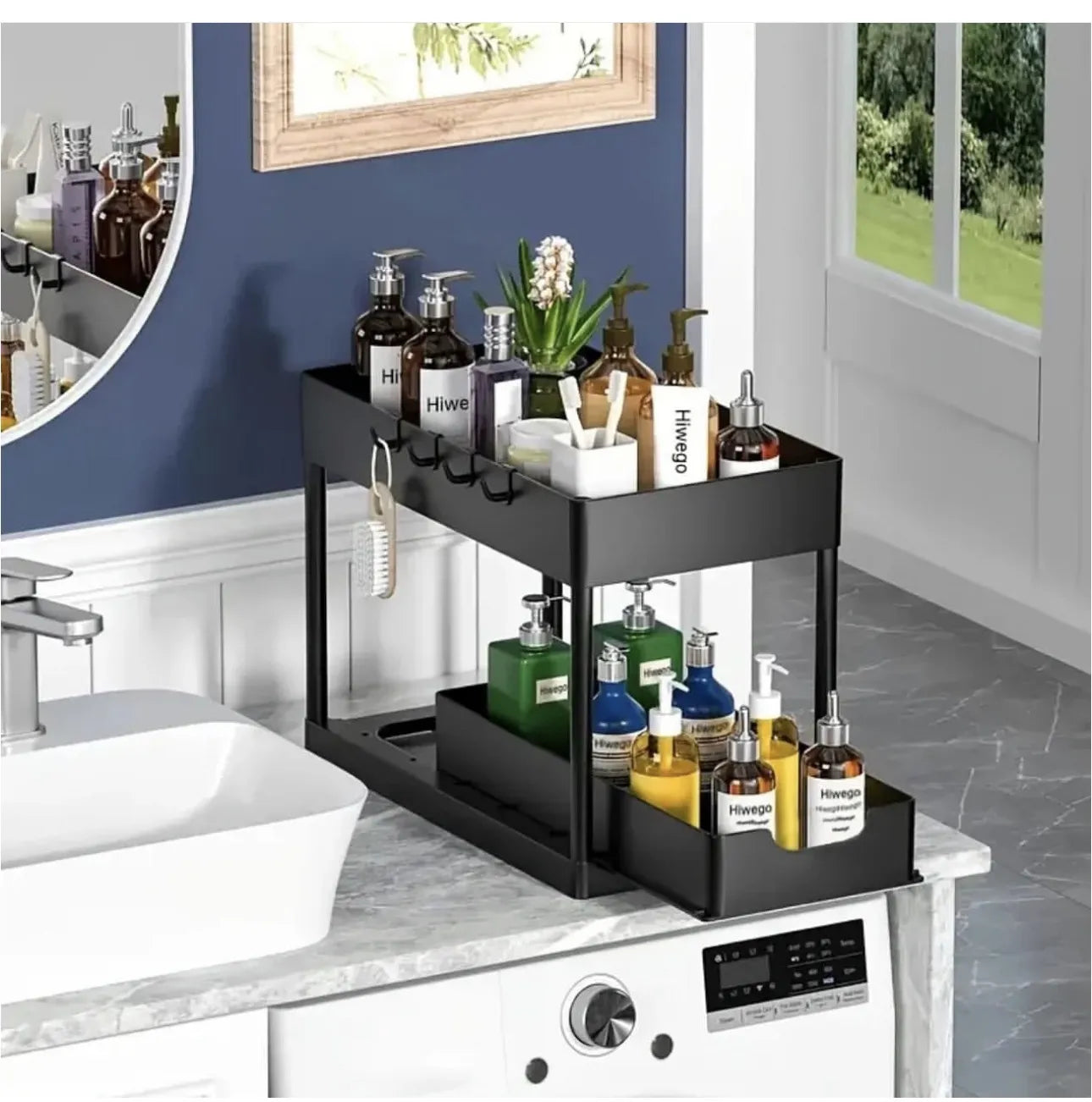 Tiroir 2 niveaux coulissant