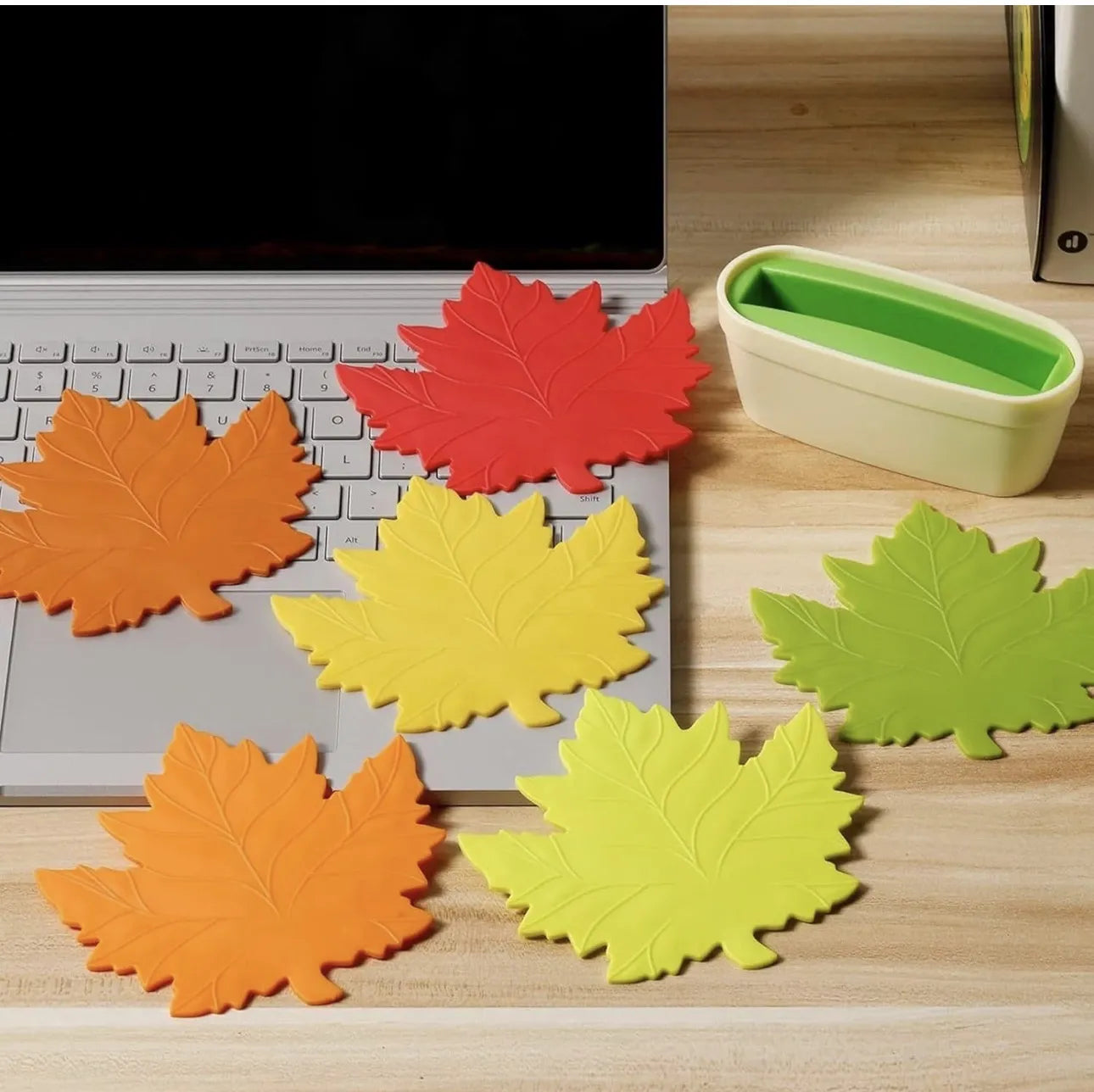 Set de 6 sous verre + support