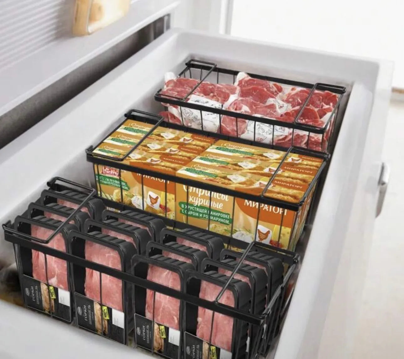 Panier de rangement congélateur