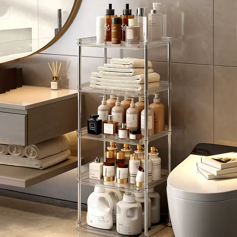 Etagère 5 niveaux en plexiglass