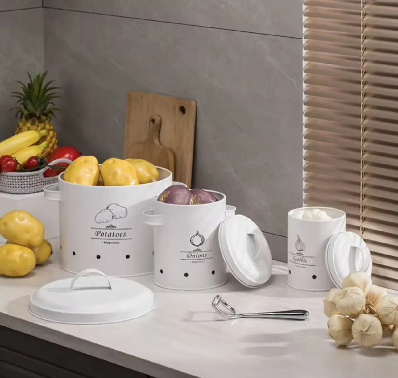 Lot de 3 boites de conservations de légumes