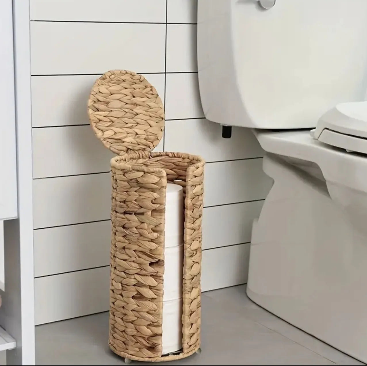 Support de rangement en osier