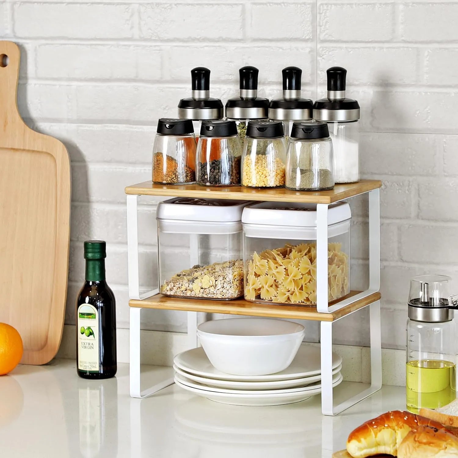 Lot de 2 étagères de rangement