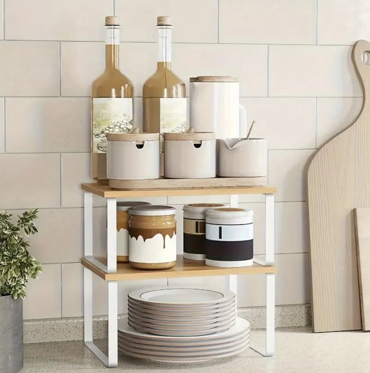 Lot de 2 étagères de rangement