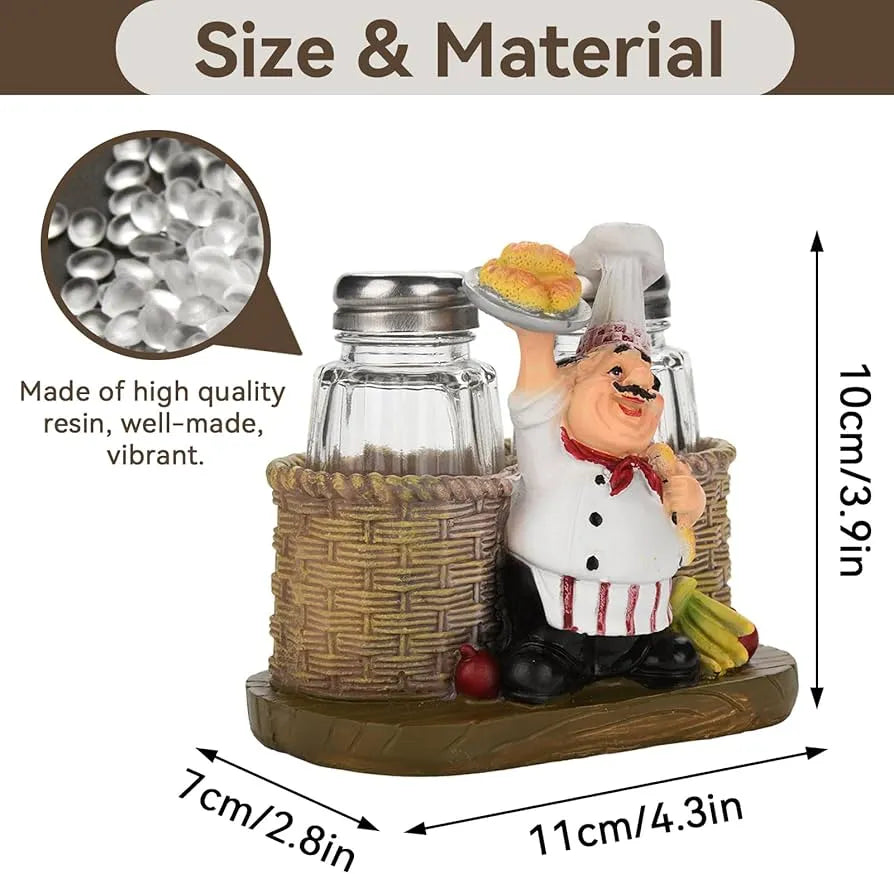 Set salière et poivrier décoratif