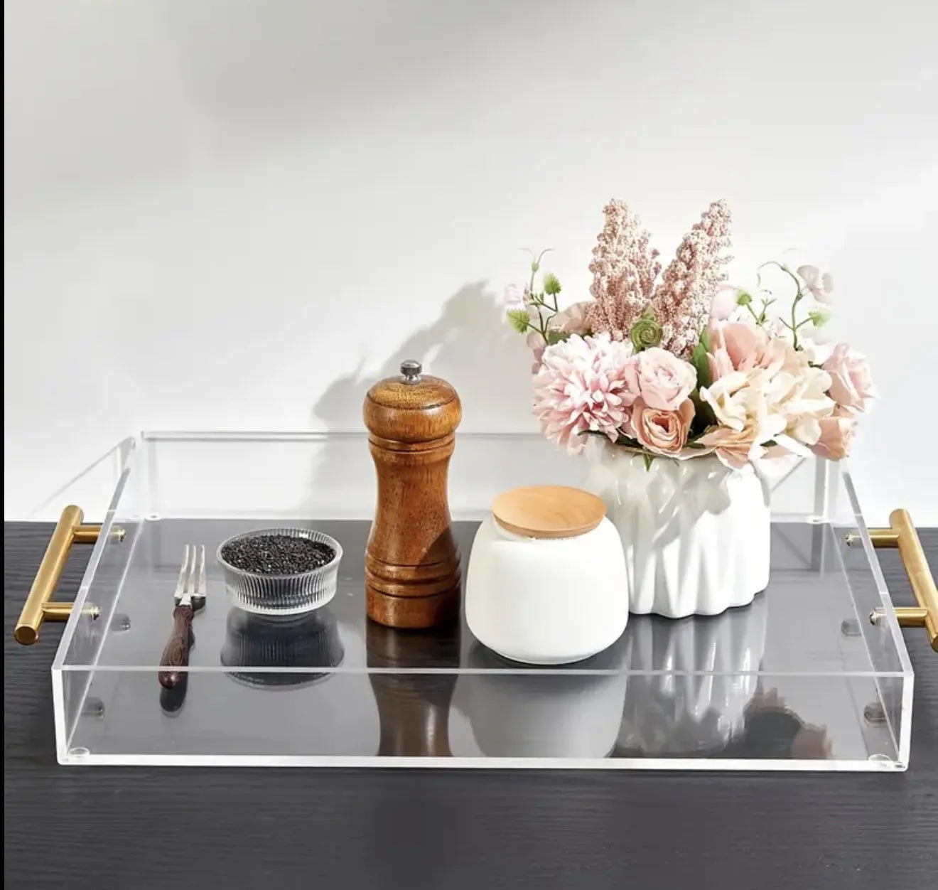 Plateau en plexiglass