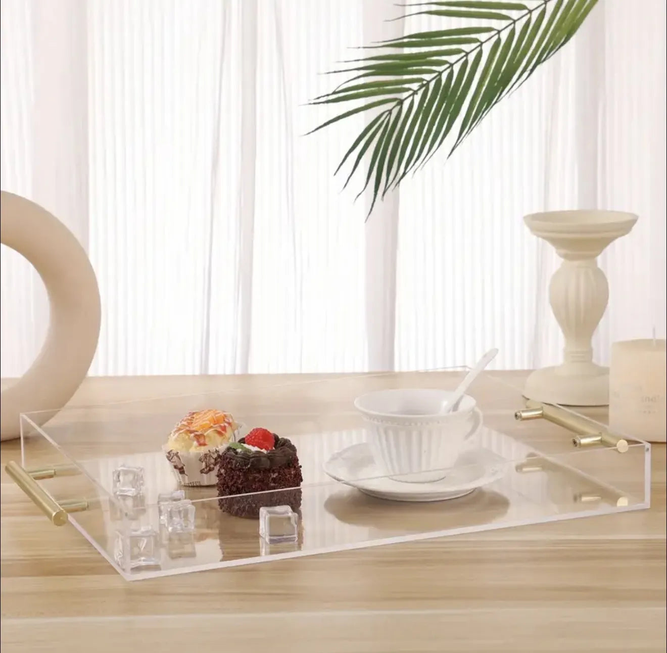 Plateau en plexiglass