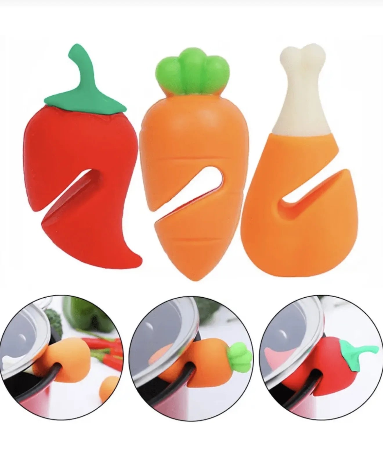 Lot de 3 supports anti débordement