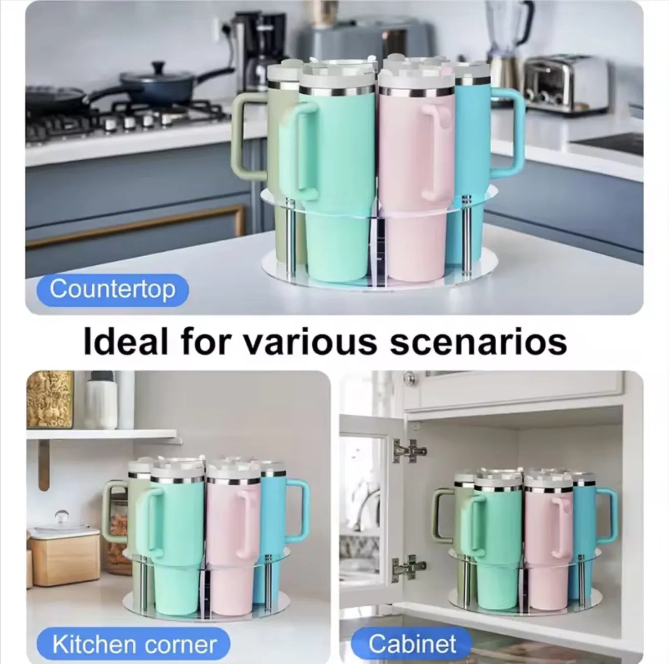 Support rotatif de gourdes/bouteilles