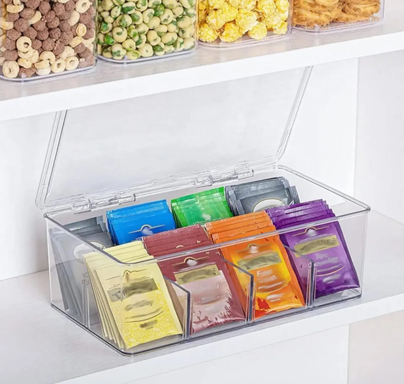 Boîte à thé en plexiglass