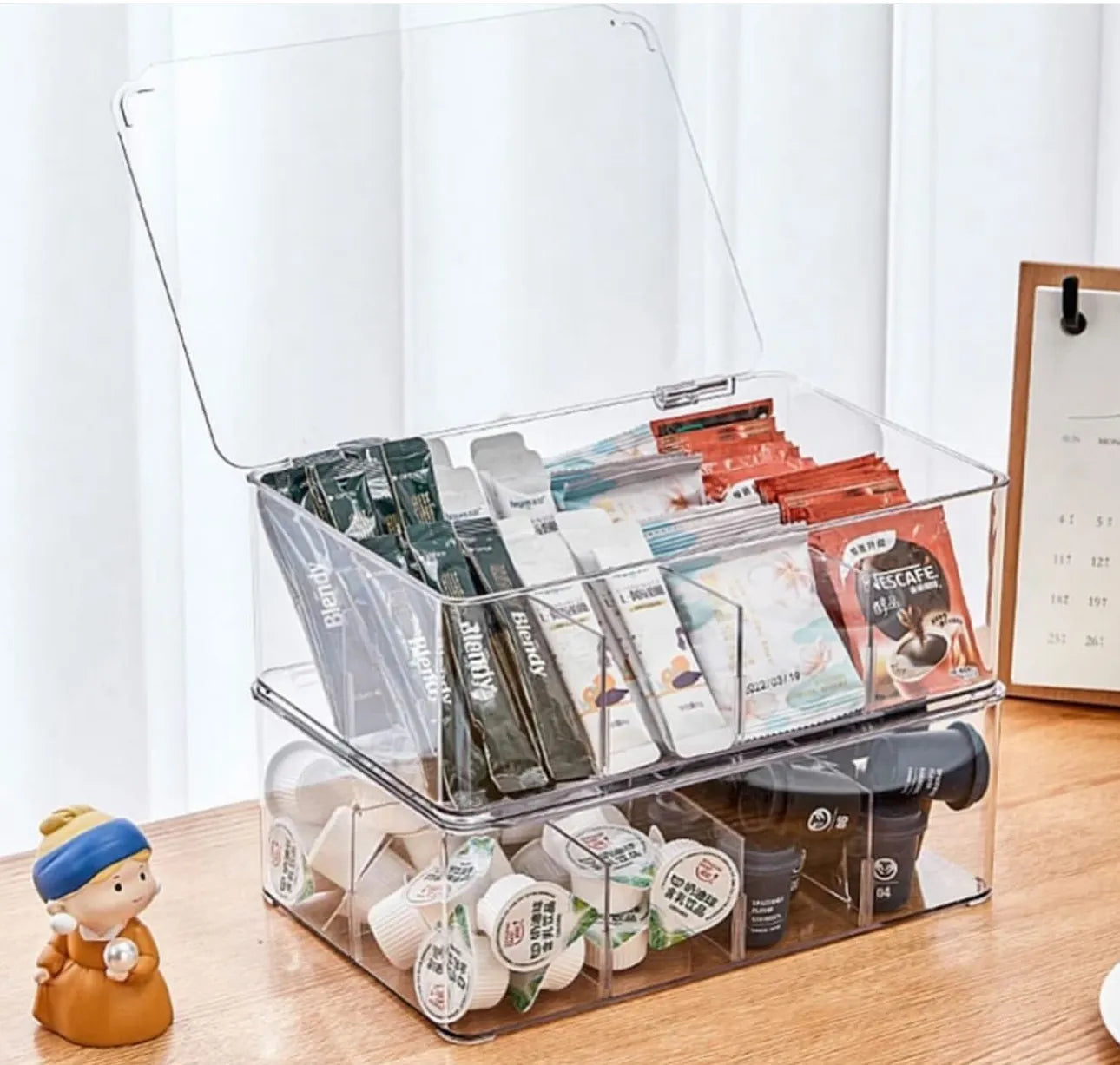 Boîte à thé en plexiglass