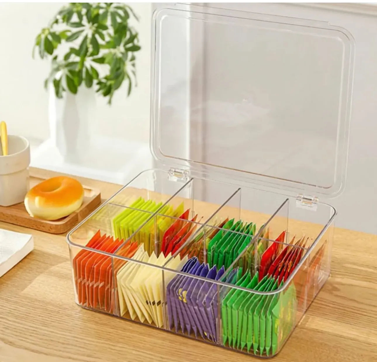 Boîte à thé en plexiglass