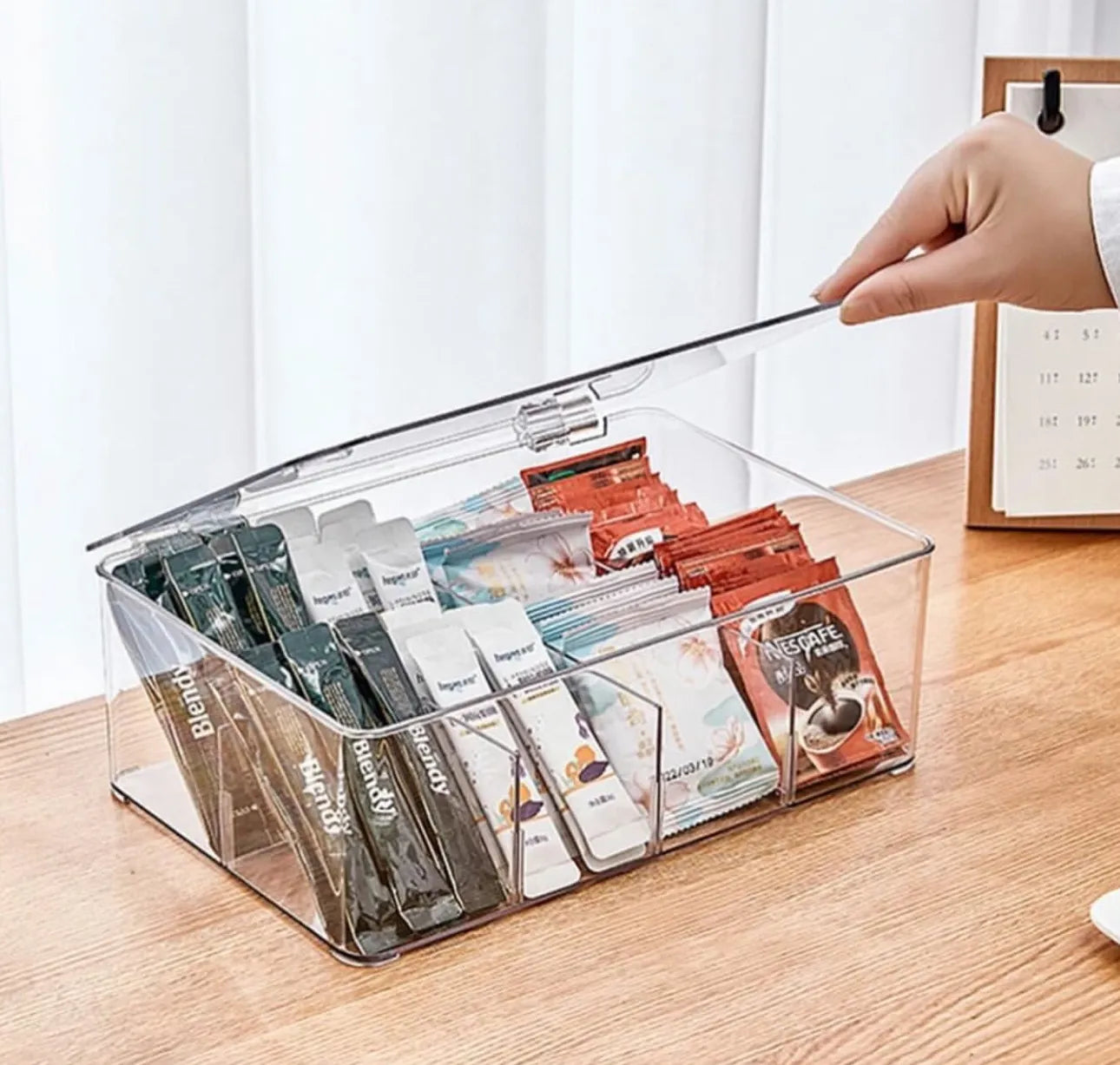 Boîte à thé en plexiglass