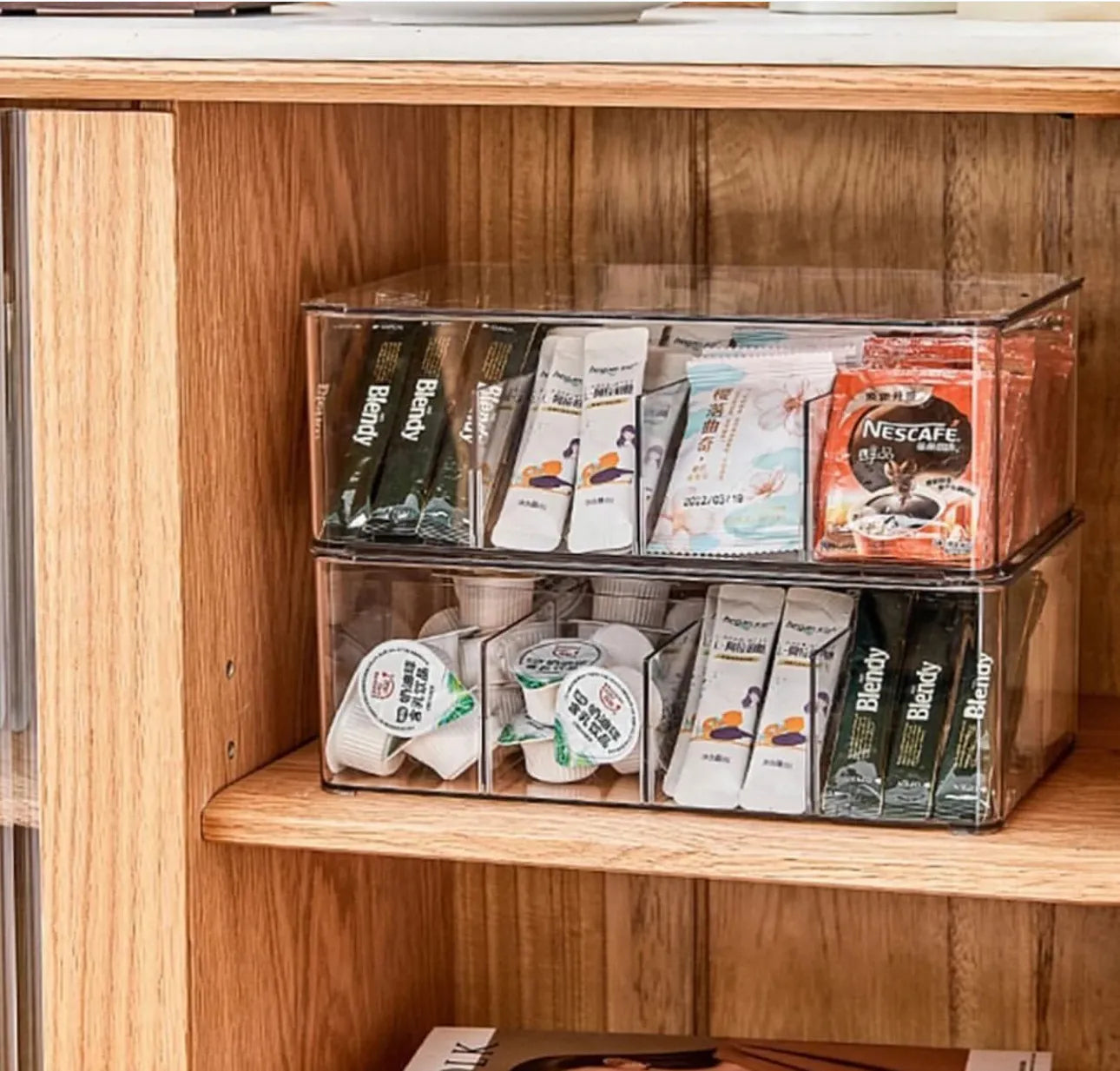 Boîte à thé en plexiglass