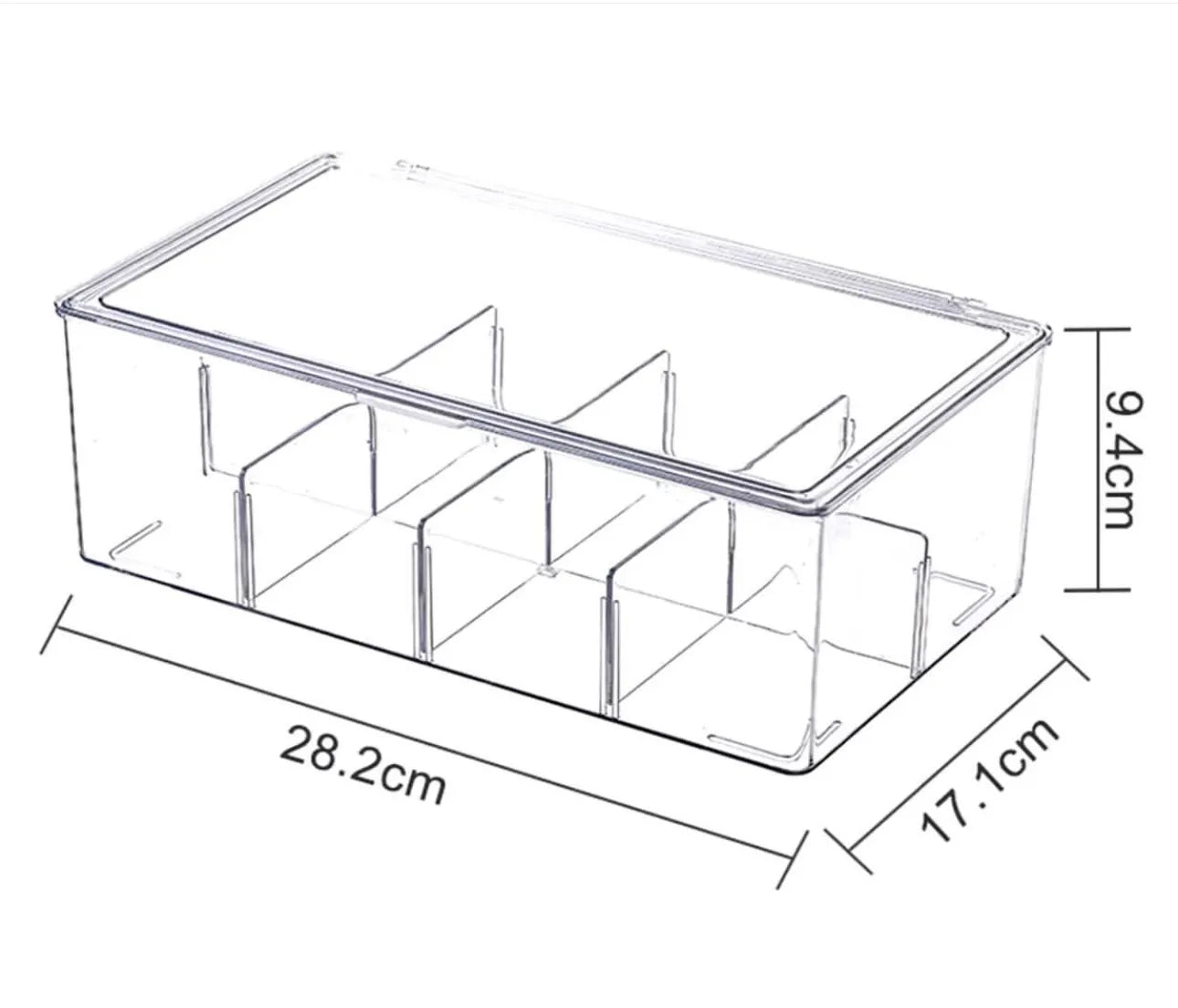 Boîte à thé en plexiglass