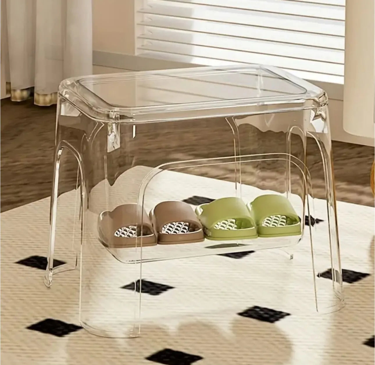 Tabouret en plexiglass