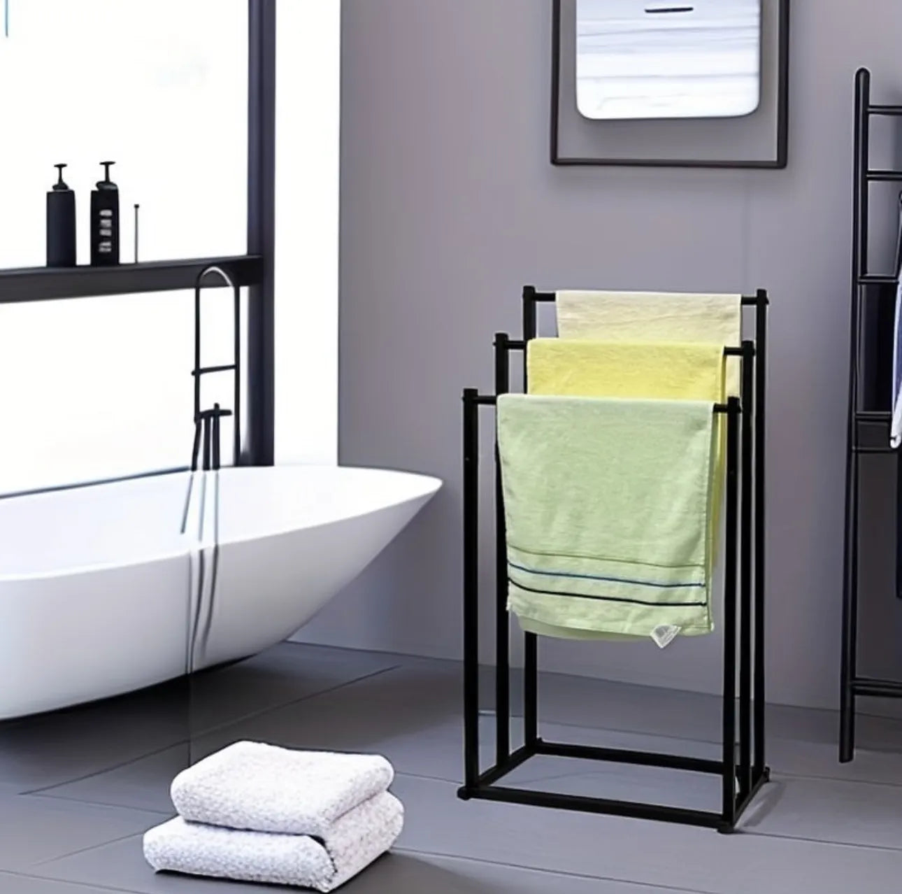 Porte-serviettes en métal