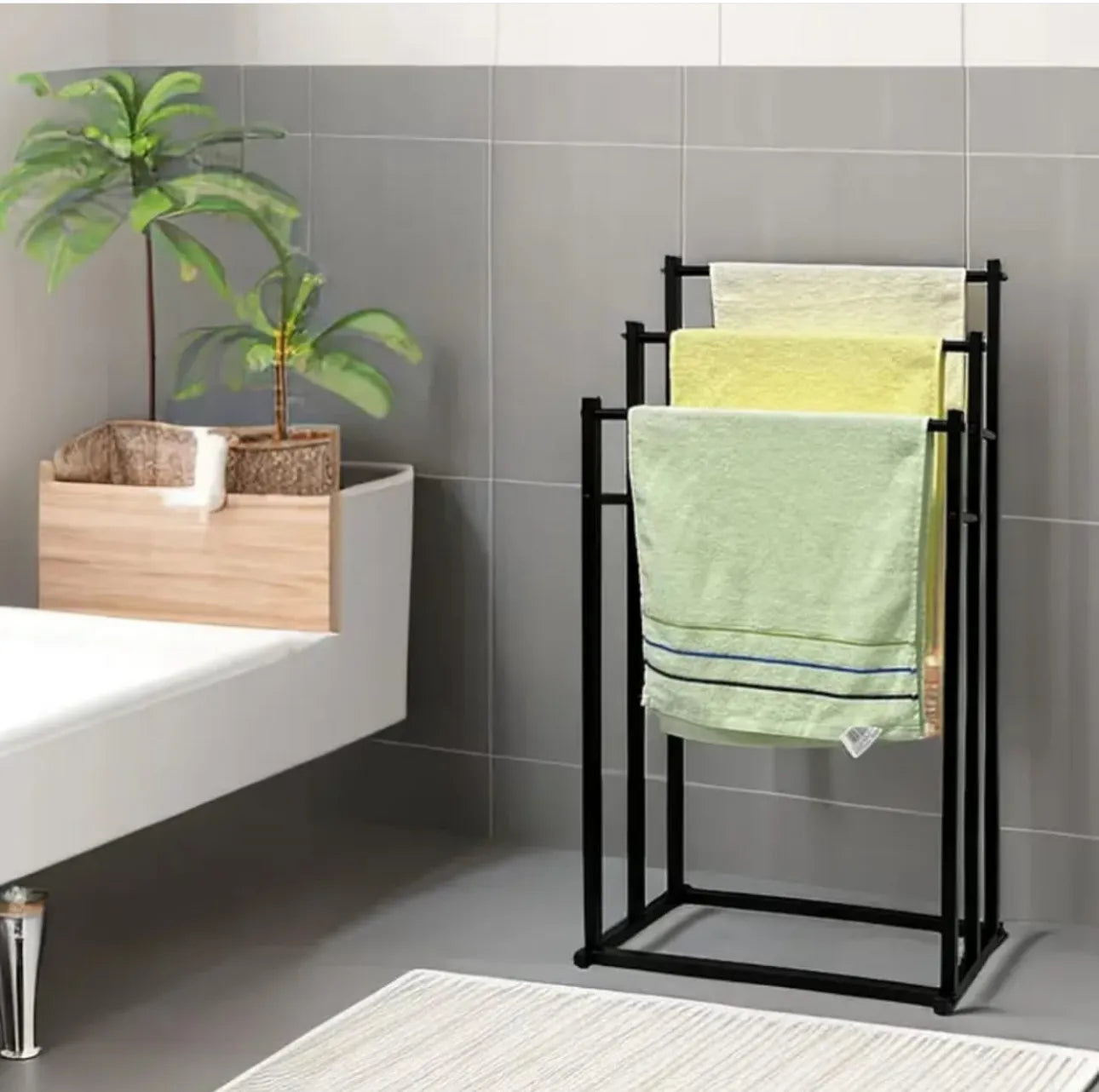 Porte-serviettes en métal