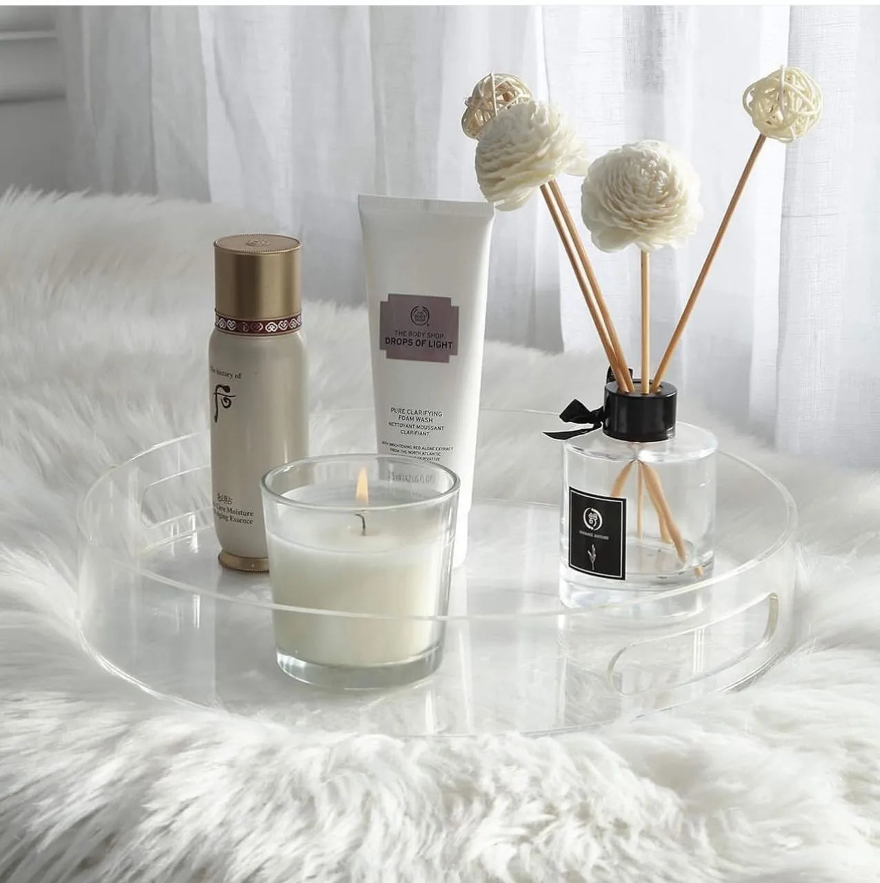 Plateau en plexiglass