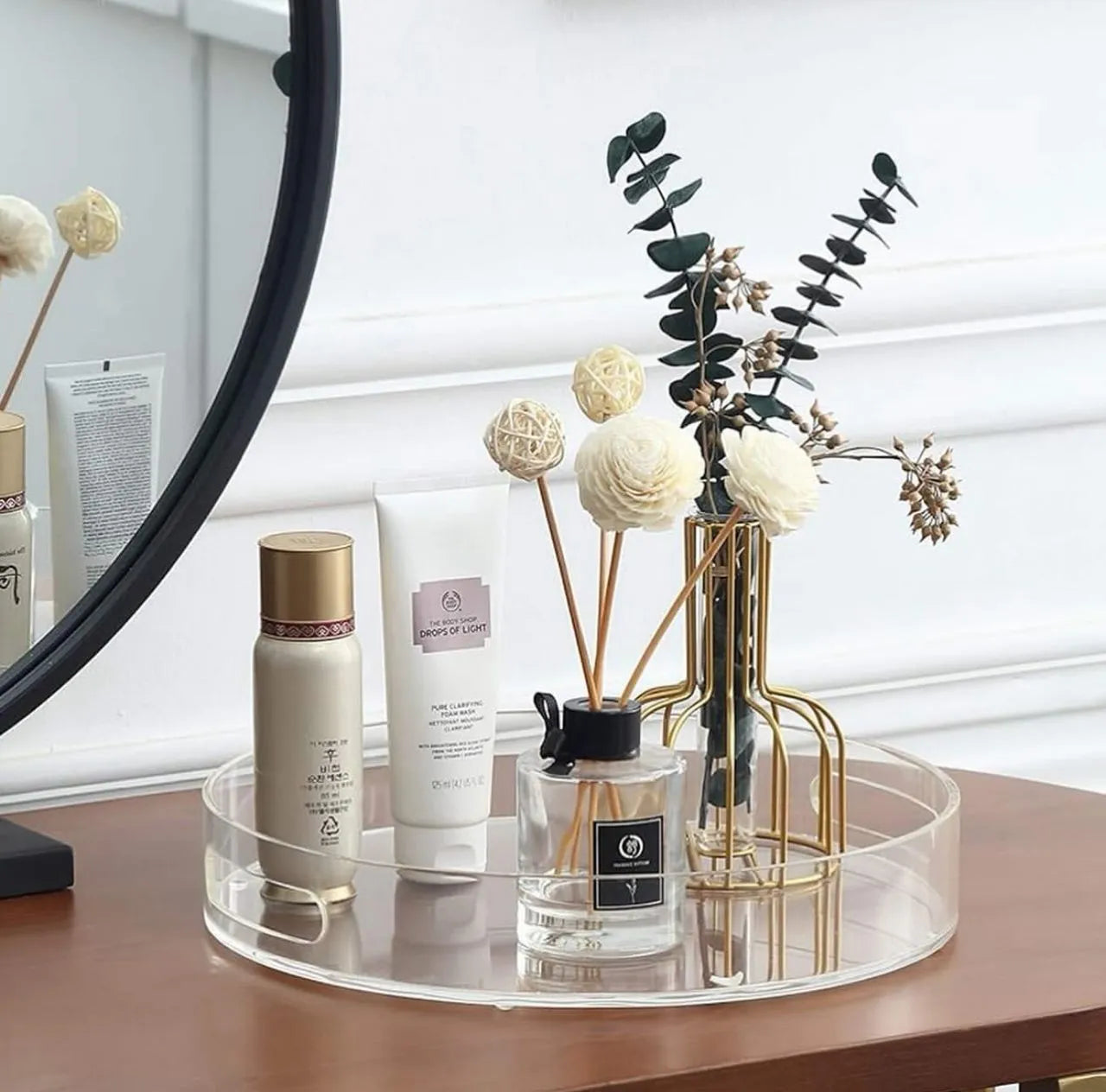 Plateau en plexiglass