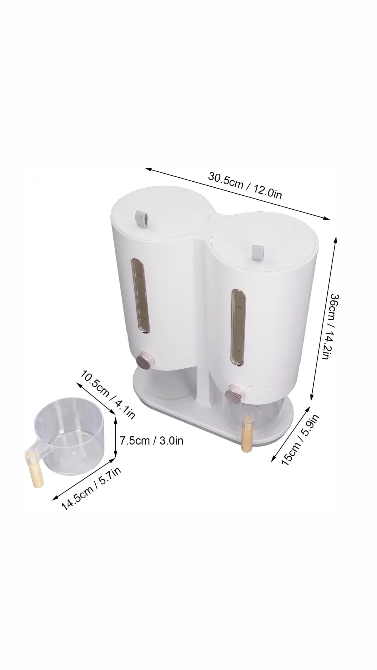 Distributeur de riz/céréales 5 kg