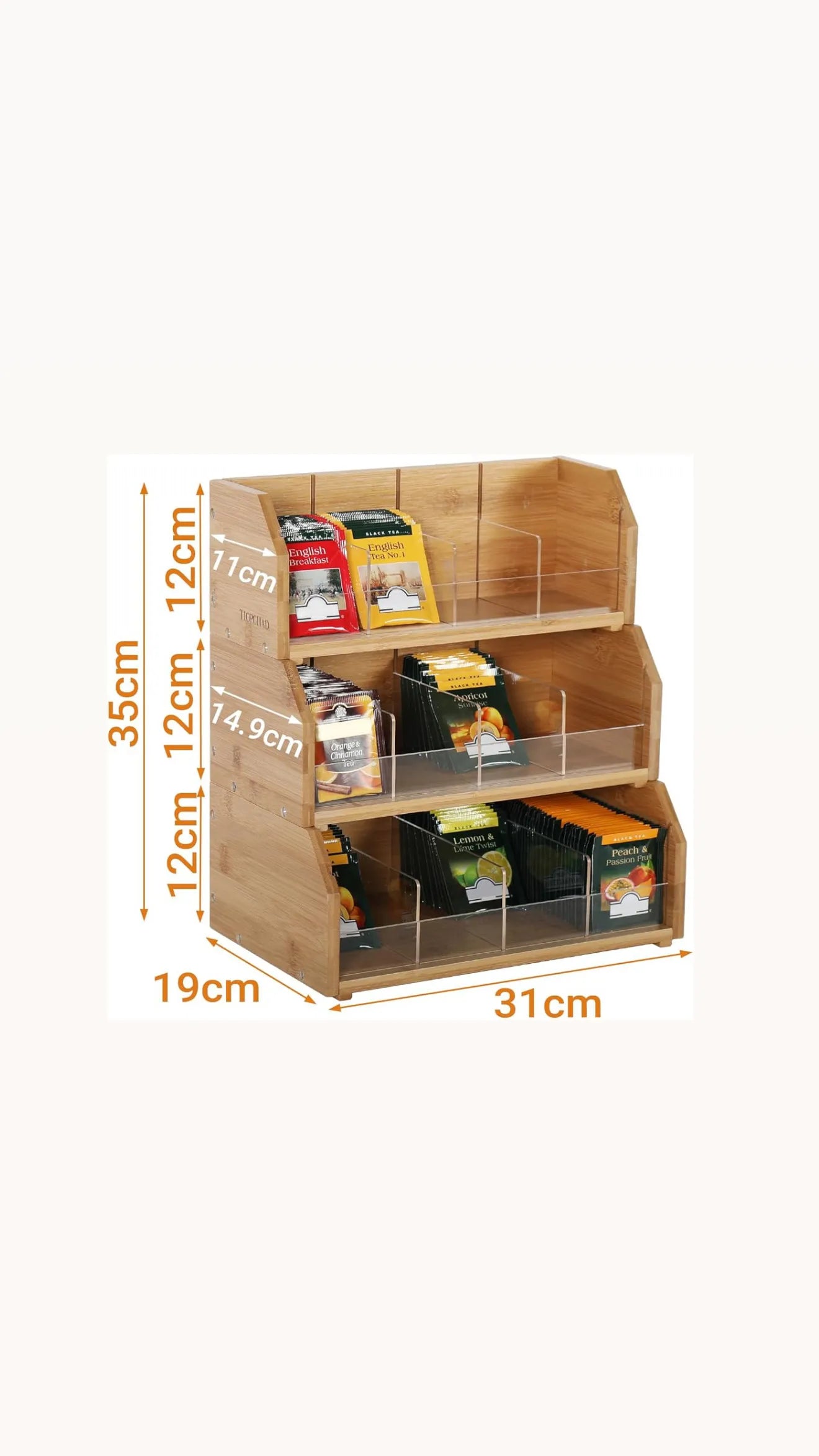 Organisateur en bambou