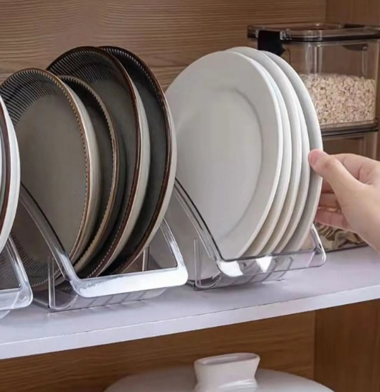 Organisateurs assiettes en plexiglass