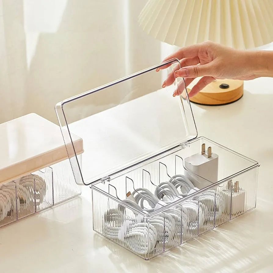 Boite de rangement de câbles