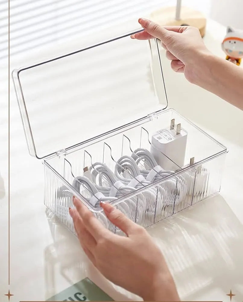 Boite de rangement de câbles