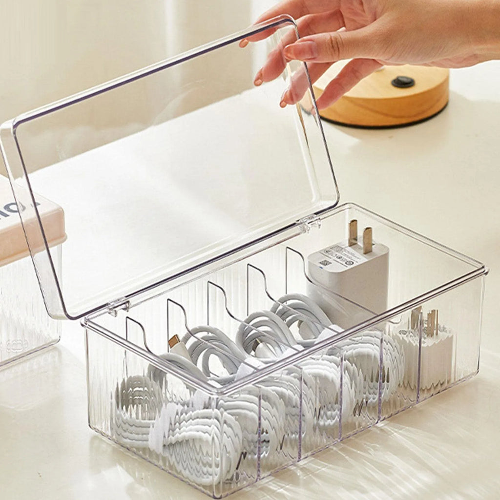 Boite de rangement de câbles