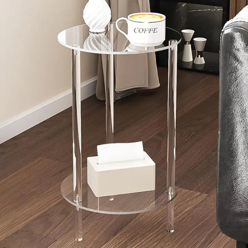 Table d'appoint en plexiglass