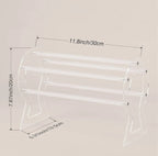 Support de rangement en plexiglass