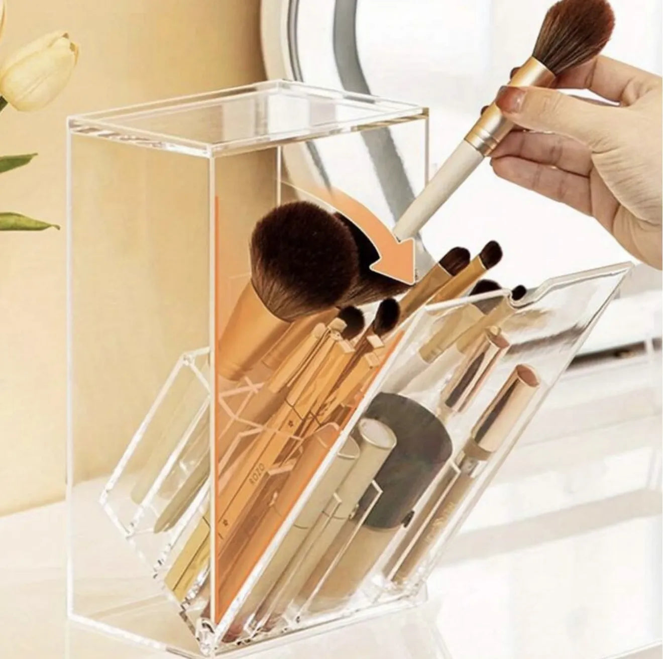 Boite de rangement en plexiglass