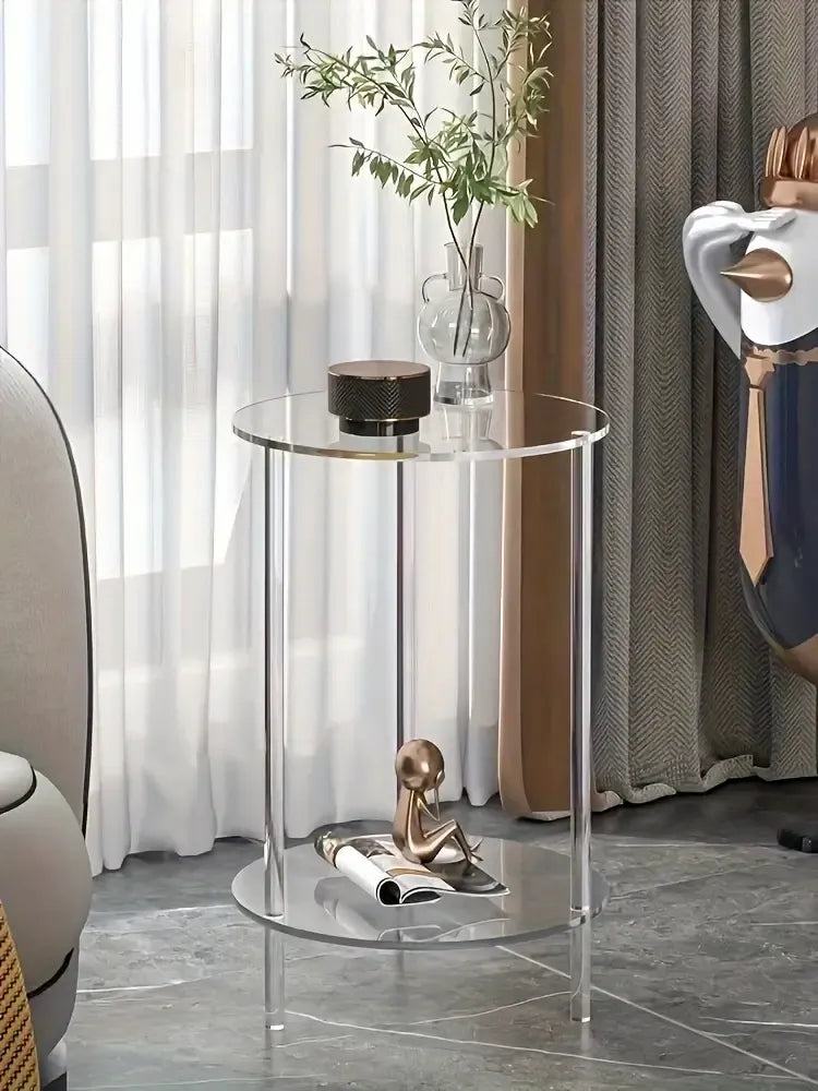 Table d'appoint en plexiglass