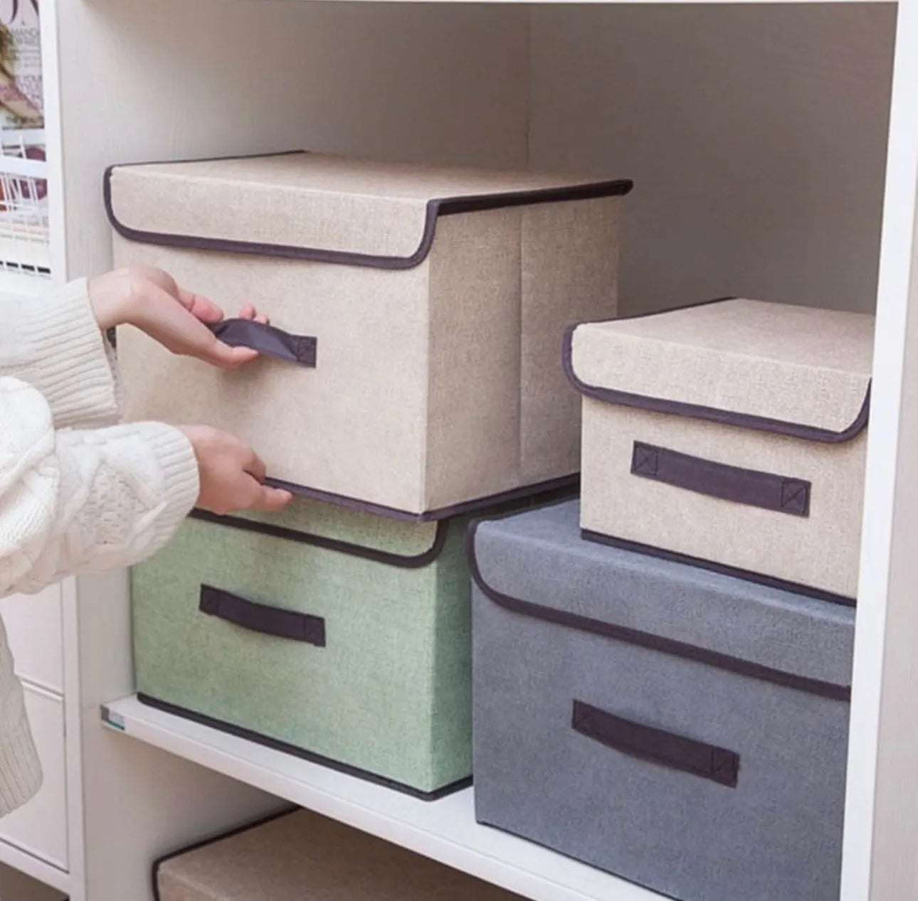 Lot de 2 boites de rangement