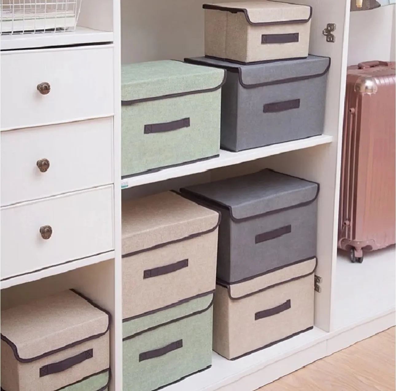 Lot de 2 boites de rangement