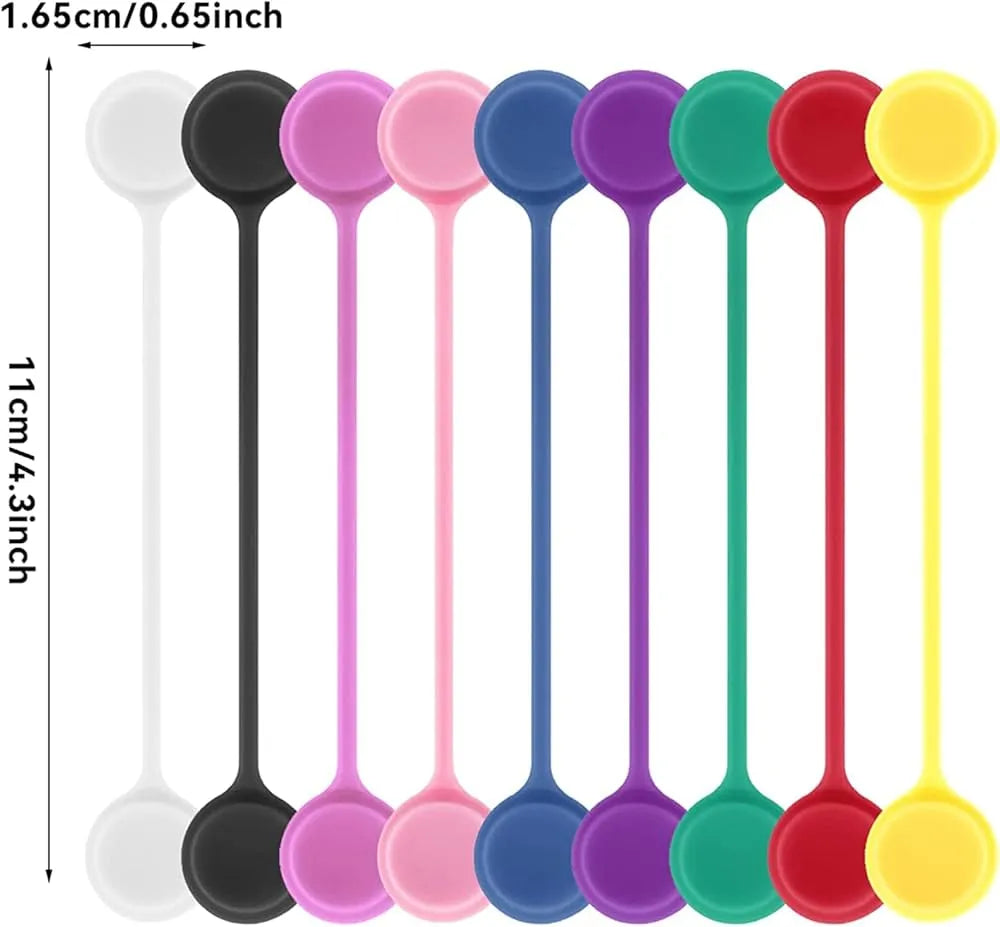 Lot de 2 attaches câbles magnétiques