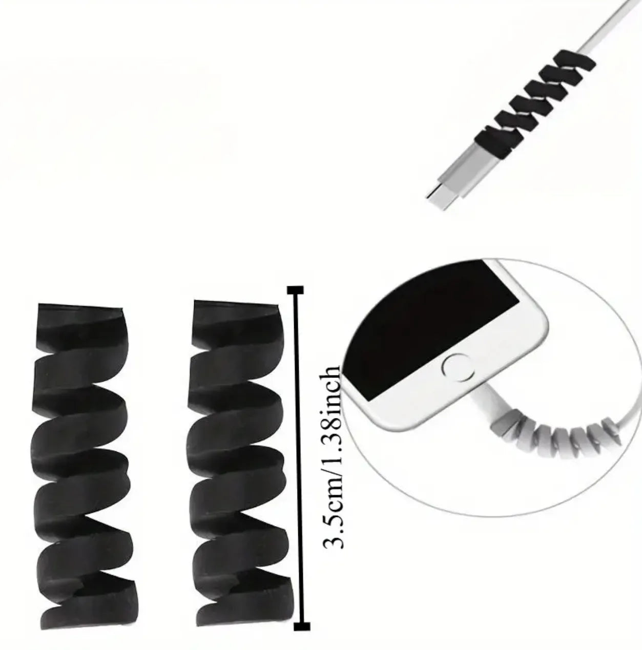 Lot de 4 protèges câbles