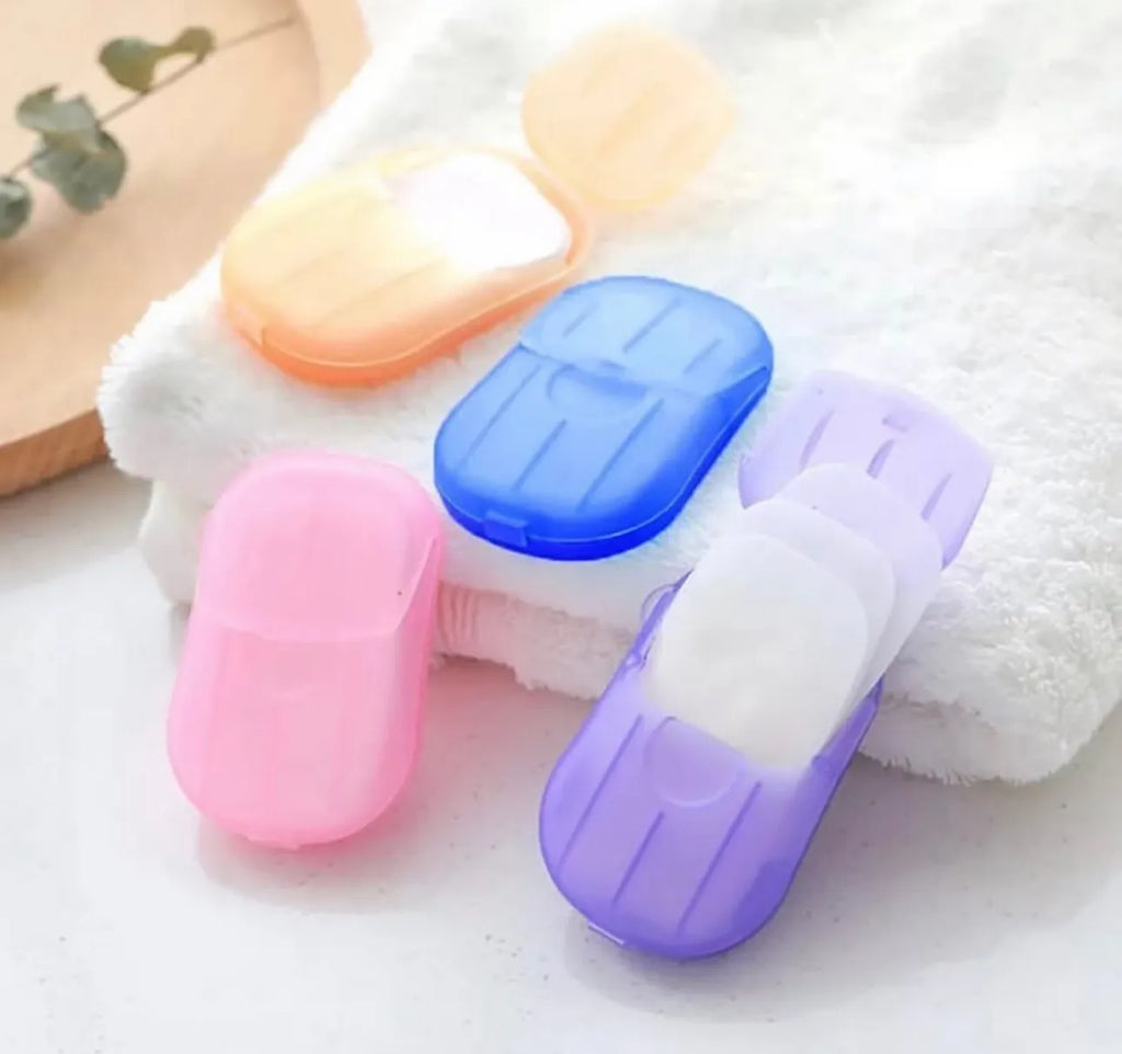 Lot de 6 boites de savons en papiers