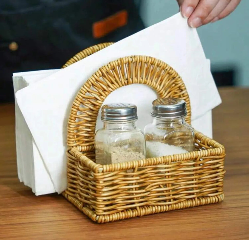 Support de table en rotin