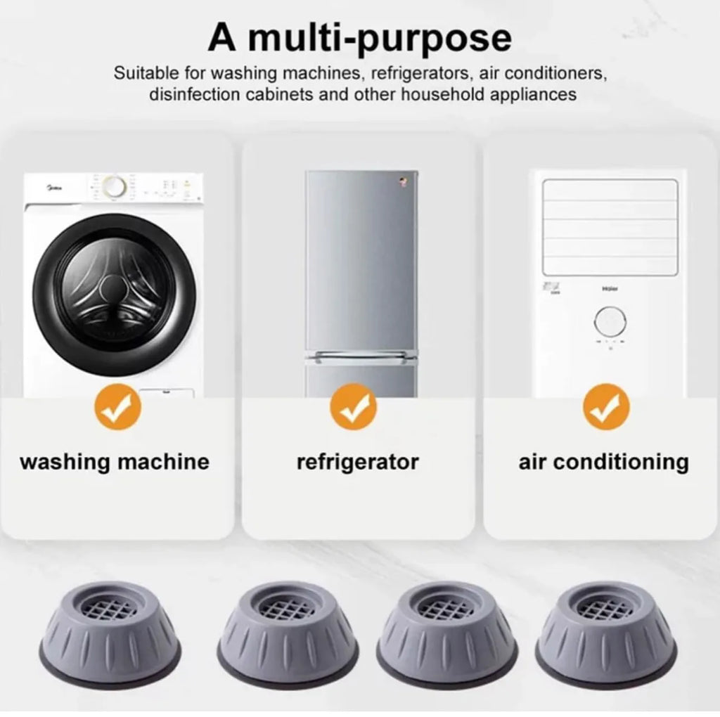 Lot de 4 supports anti vibrations