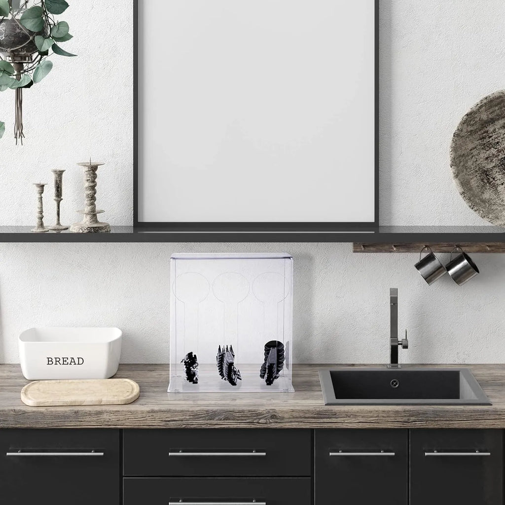 Distributeur de couverts en plexiglass