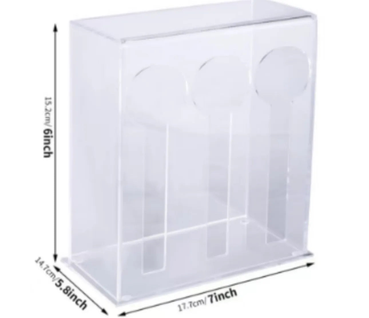 Distributeur de couverts en plexiglass