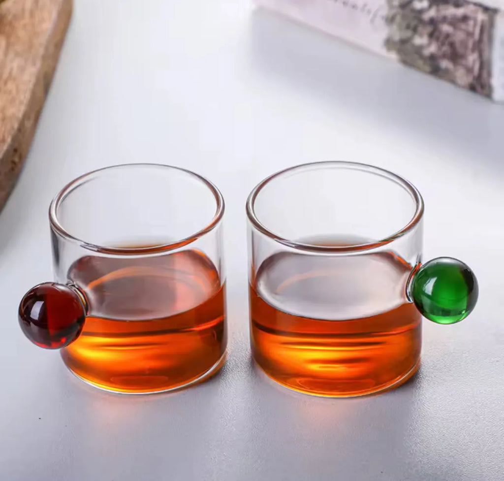 Lot de 6 tasses en verre