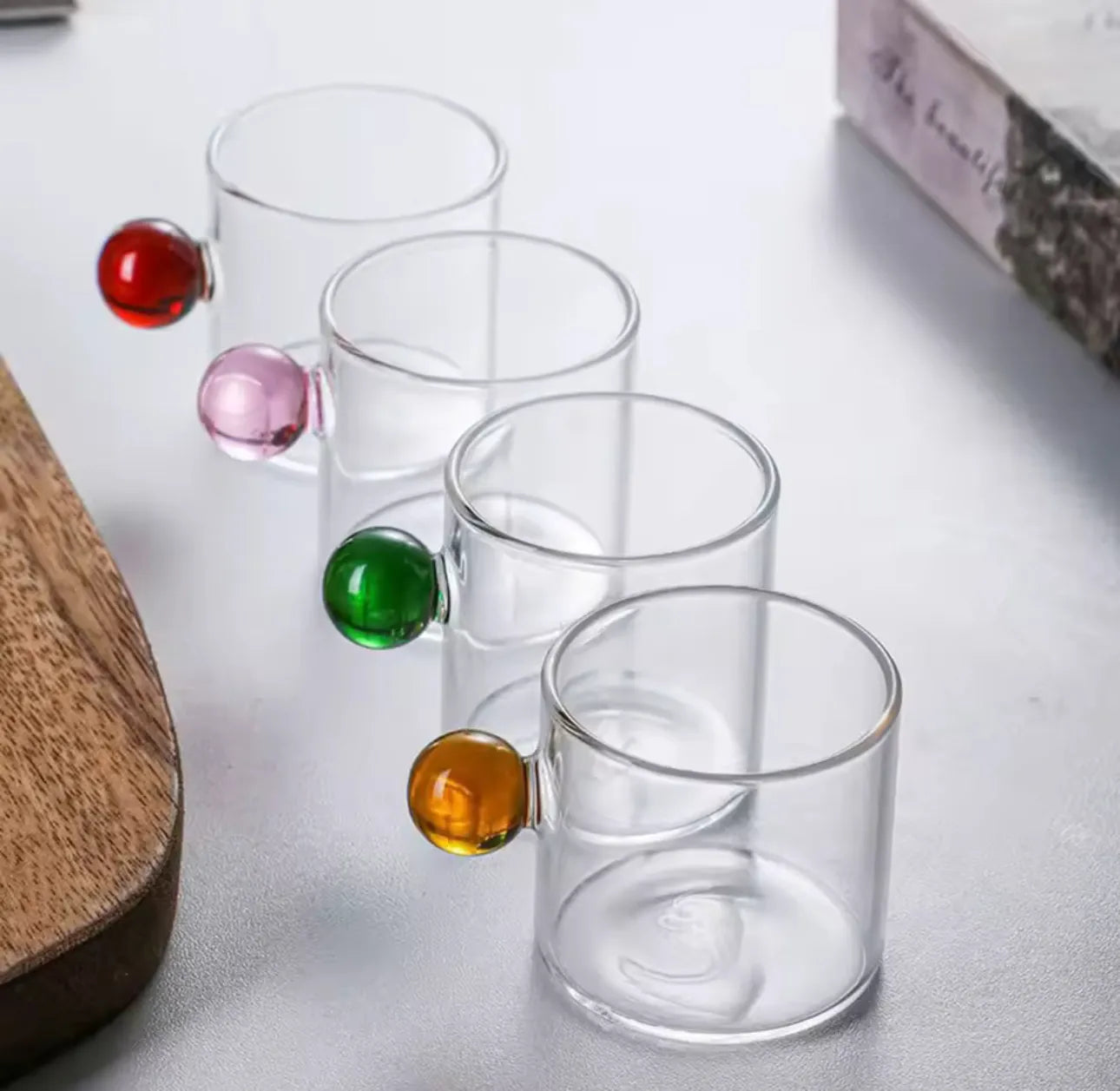 Lot de 6 tasses en verre