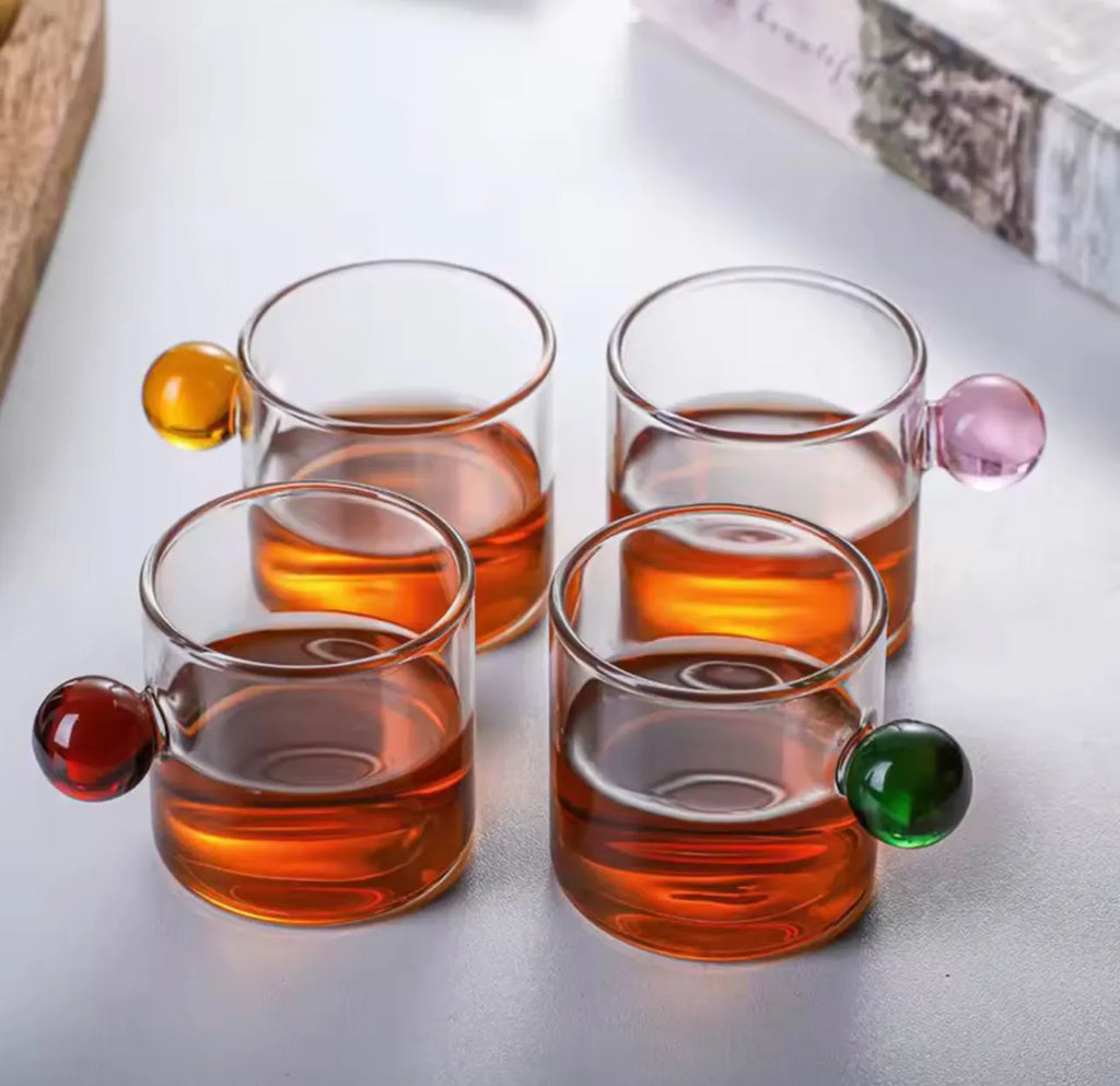 Lot de 6 tasses en verre