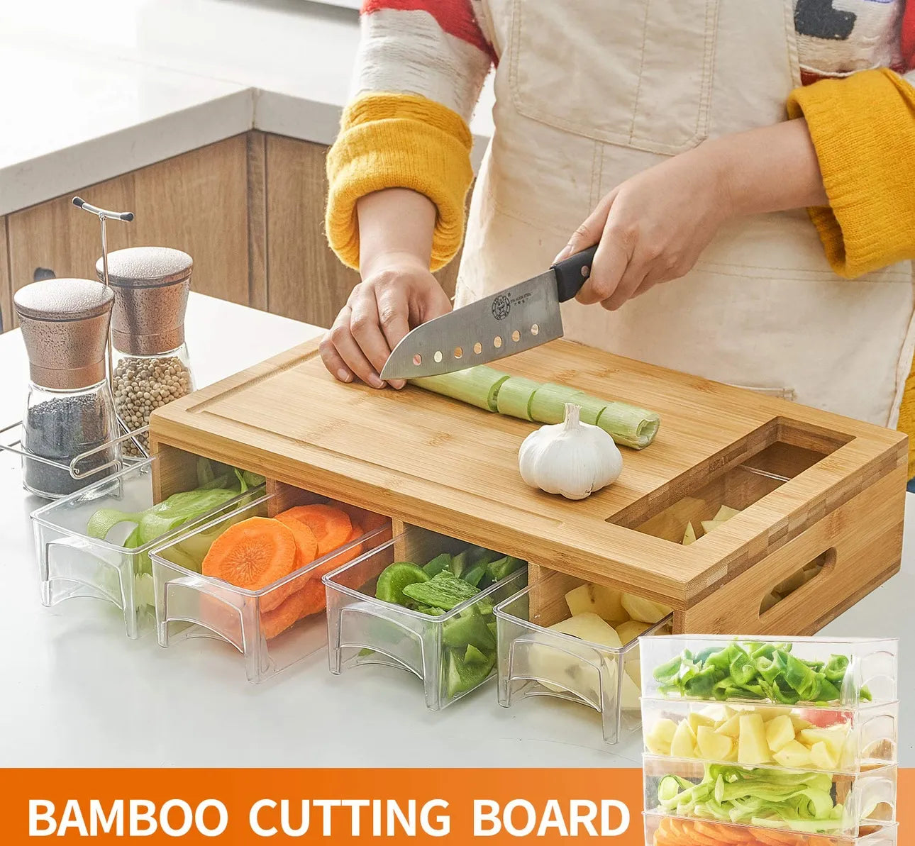 Planche à découper en bambou